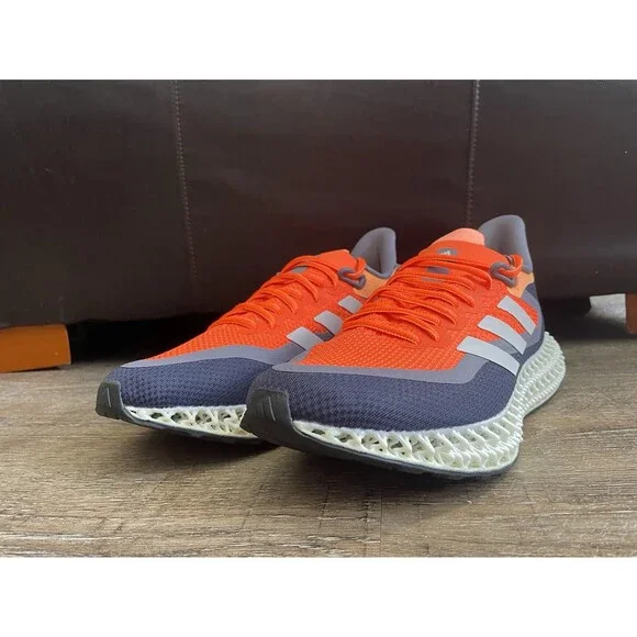 Adidas Mens 4DFWD 2 Running Shoe Impact Orange Black Sz 8.5 GY8421